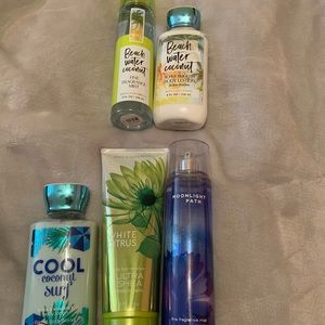 Bath and body works lotion and body spray
